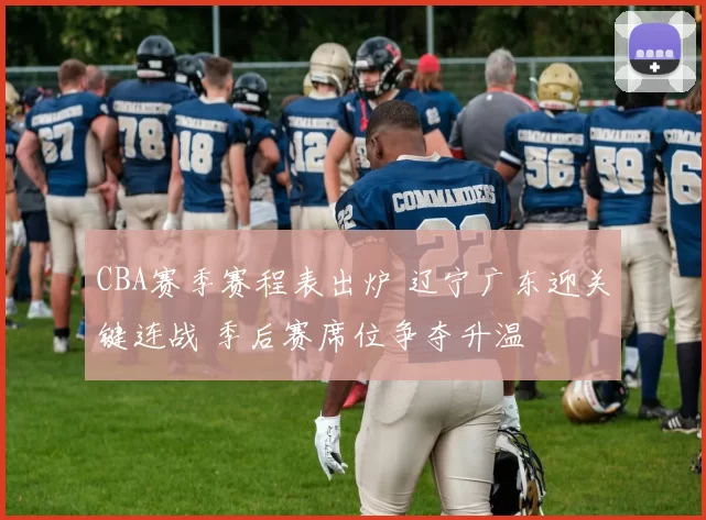 CBA赛季赛程表出炉 辽宁广东迎关键连战 季后赛席位争夺升温